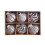 Clear Christmas Ball Ornaments White Glitter Plastic 6 Pack 1