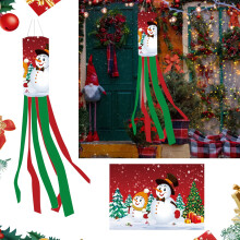Bandeira de Natal em forma de catavento para decoração externa, 1 peça