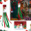 Bandeira de Natal em forma de catavento para decoração externa, 1 peça 1