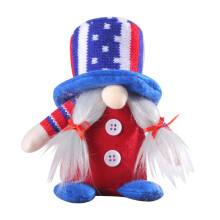 Păpușă gnom patriotică, decor de pluș lucrat manual, 1 pachet
