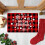 Kerstrode geruite vloermat 18x30 inch 1