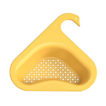 Colador de cocina XIUH triangular amarillo para colgar