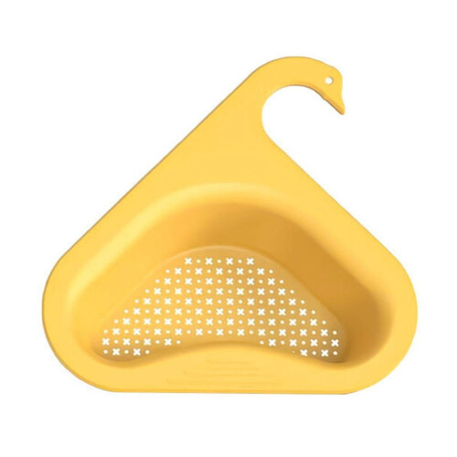 Colador de cocina XIUH triangular amarillo para colgar