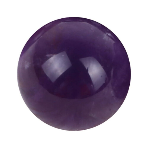Esfera de quartzo ametista, bola de cristal para cura, 3 cm (1,2 polegadas)
