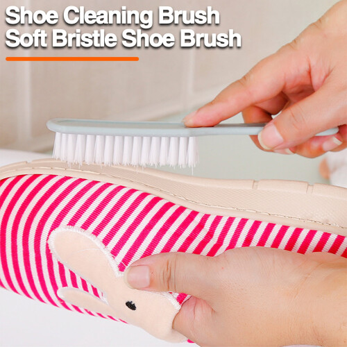 Xeyise laundry brush long handle soft bristles 1 piece