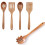 Acaciahouten kooklepels, 5-delige set 1