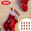 Christmas DIY Decoration Kit Red Bells Bow Ball Pinecone 1