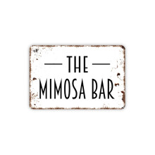 Mimosa Bar Metallskylt Lantligt Kök 20x30 cm