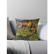 Capa de almofada decorativa AIVO Awe Govetts Leap Falls, azul