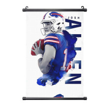 Bills Football Team PVC Wall Art Black Axis 3 Sizes