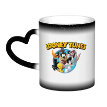 Keramický hrnček Looney Tunes 11oz čierny