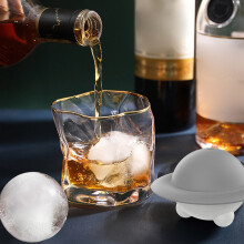 Molde de silicona para hacer esferas de hielo para whisky, 1 unidad