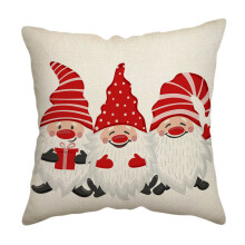 Joulutyynynpäällinen 18x18 tuumaa Maalaistalo Joulupukki