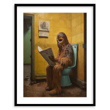 Star Wars Baderomskunsttrykk Vintage Darth Vader