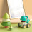 Dinosaur Pull-Back Car with Non-Slip Wheels, ABS Plastic, 1 4