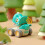 Dinosaur Pull-Back Car with Non-Slip Wheels, ABS Plastic, 1 5