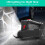 12V DC portable tire inflator with digital display and LED 5