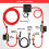 Dual Battery Isolator Kit 140Amp 12V Split Charge Relay Kit Manual/Auto Modes Voltage Sensitive Relay with Display 4