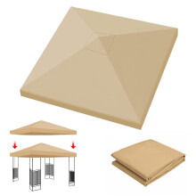 WSYW gazebo canopy top 10x10 ft 1-tier khaki