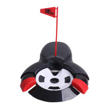 Automatic golf putter with ball return device