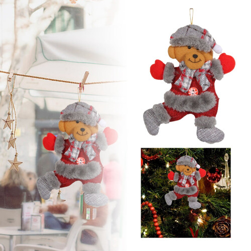 Kerstbeer-pop decoratieset