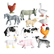 Yotijar farm animal figures realistic set of 12