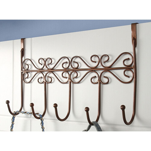 Over-Door Towel Hanger with 5 Hooks