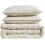 Beige Boho Queen Quilt Set with 2 Shams, 3-Piece 7