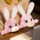Bunny Hand Puppet Toy with Active Mouth, Plush, 1 piece 4