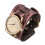 Leather Bracelet Watch Brown 1 Piece 1