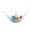 Stuffed Animal Hammock Mesh Corner Storage White 1