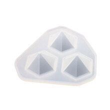 Xeyise Diamond Shape Forma3D DIY silikónová živicová epoxidová forma s kamienkami pre domácnosť