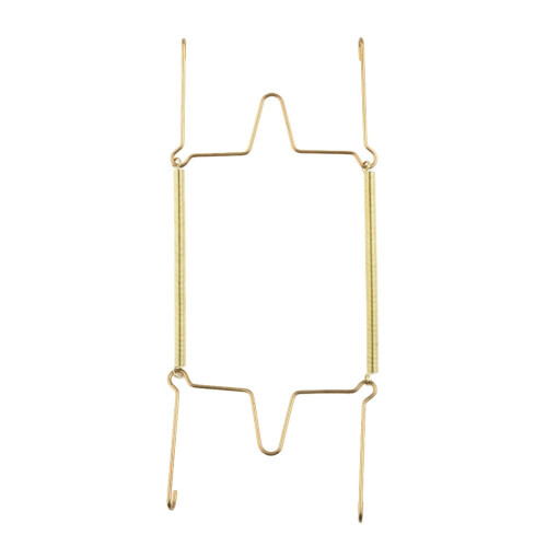 Wall Display Dish Hanger Adjustable Spring Holder 5 Sizes 2