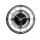 Ionze Acrylic Wall Clock Silent Home Decor Black 1