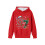 Kerstprint hoodie van zachte fleece. 2