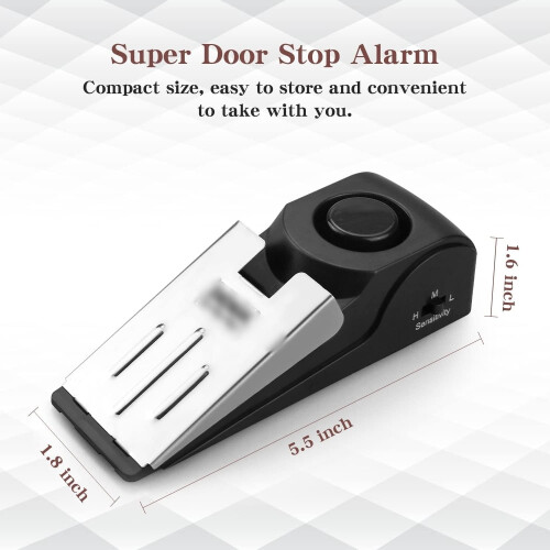 Dörrstoppslarm Säkerhetskil 120dB 2-pack 2