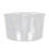Acrylic round serving bowl clear 14 cm 1