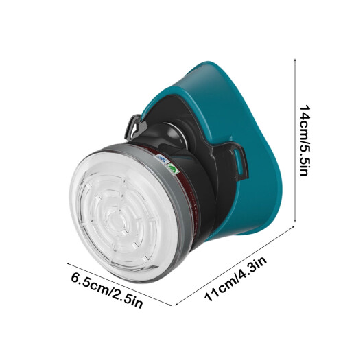 Protective Mask Reusable Air Purifying Respirator with 2