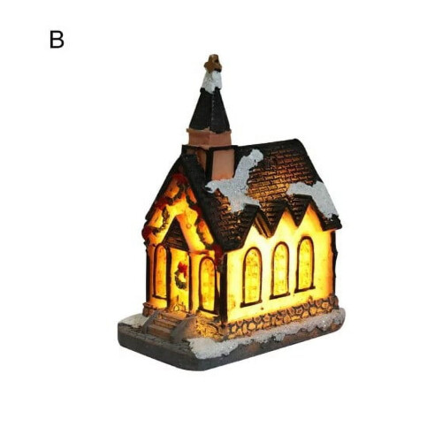 Visland Weihnachtsdorf mit LED-Beleuchtung