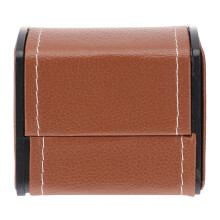 Leather Watch Box Square Jewelry Case Coffee