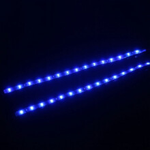 Bright Blue DC LED Light Rope 12 in 2 Pack