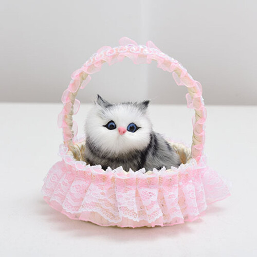 Gato engraçado de boneca pendurado em renda para crianças, 1 peça 1