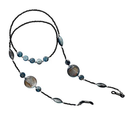 Perlebesat brilleremmer 70 cm 1