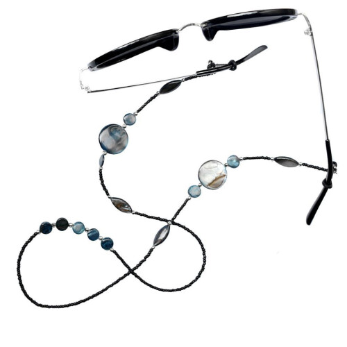 Perlebesat brilleremmer 70 cm 2