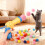 Kattbollkastare med pompombollar – Soft Interactive 4