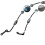 Perlebesat brilleremmer 70 cm 6
