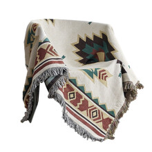 Sofa Throw Blanket Knitted Decorative Cover 90x90cm