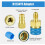 R1234YF quick couplers kit for R134A conversion 2 pcs 7