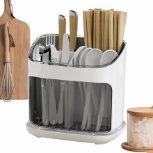 Organisateur d'ustensiles de cuisine en acier inoxydable