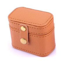 Orange small jewelry box for rings pendants earrings